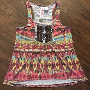 Fresh brewed, small tank.